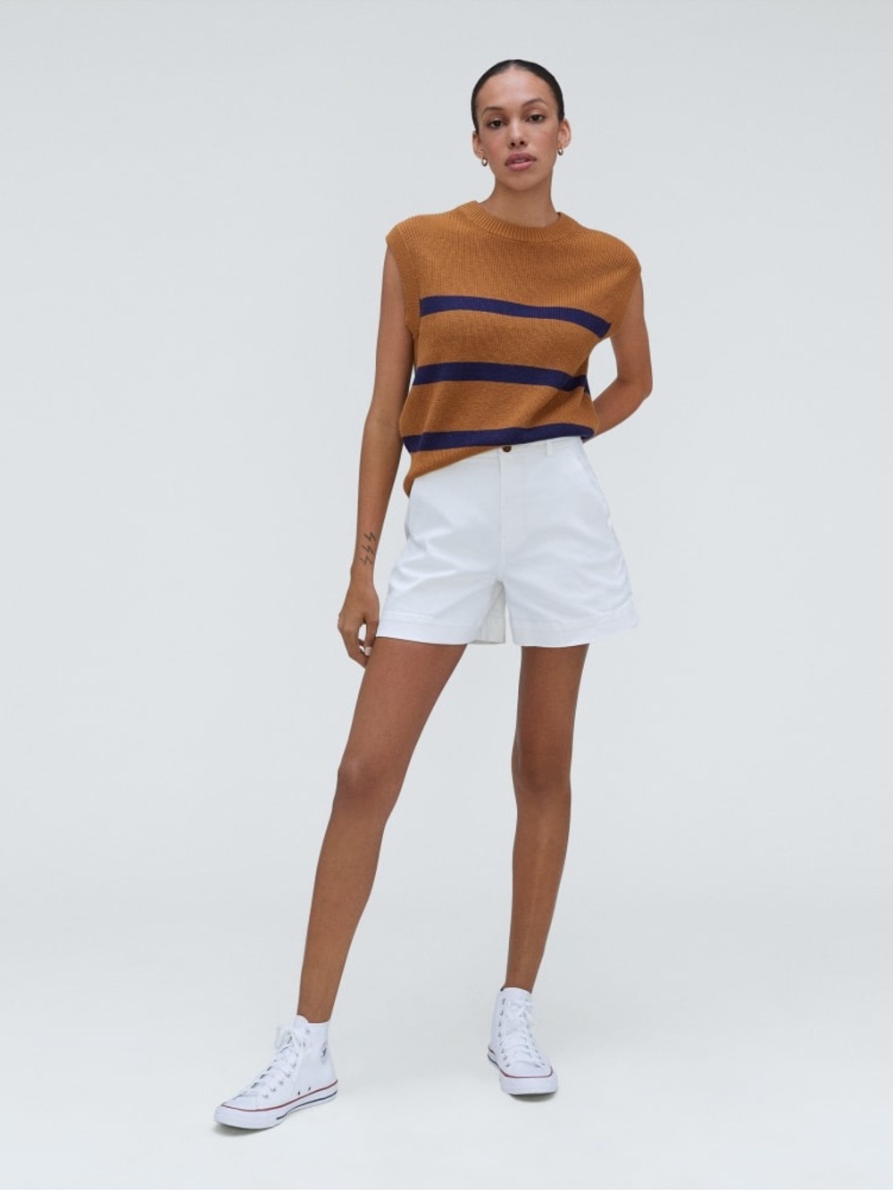 NWT Everlane The Cotton Summer Sweater Tank Vest Sz XL